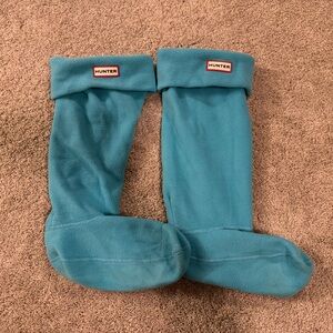 Hunter Turquoise Fleece Boot Liners